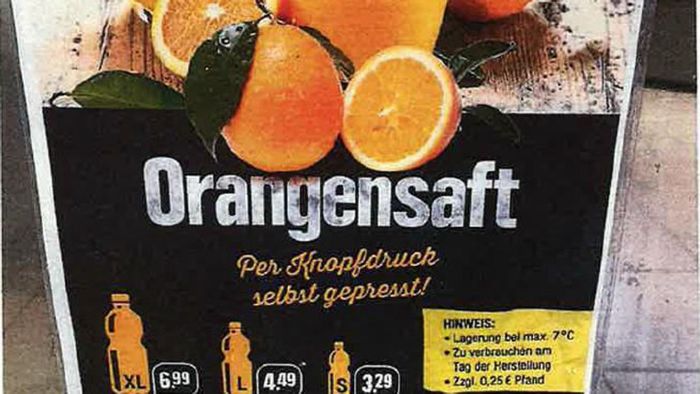 Titel: Knappheit von Orangensaft bedroht deutsche Supermärkte