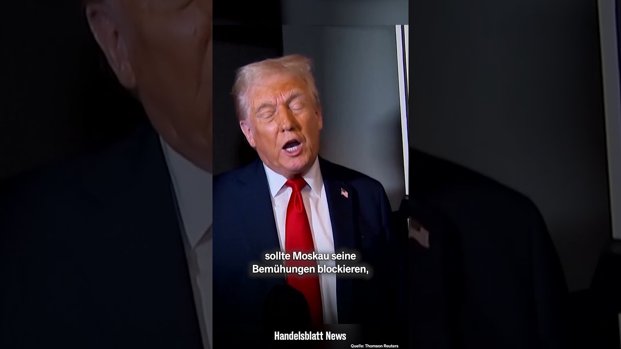 Titel: Trump droht Putin mit Zöllen auf russisches Öl