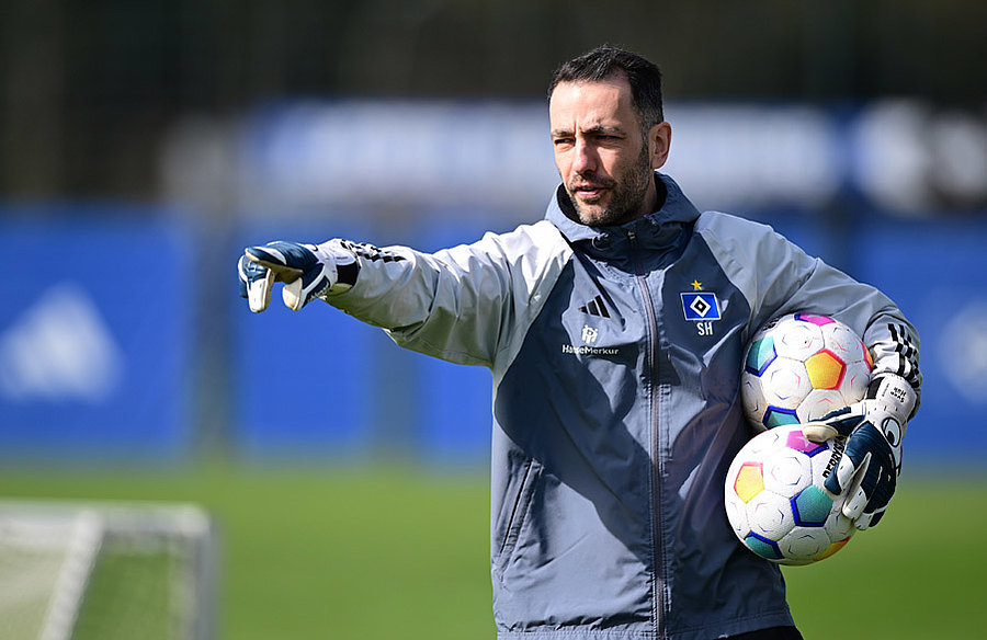 Höhepunkt des HSV-Torwarttrainings: Sven Höh offenbart seine Strategien