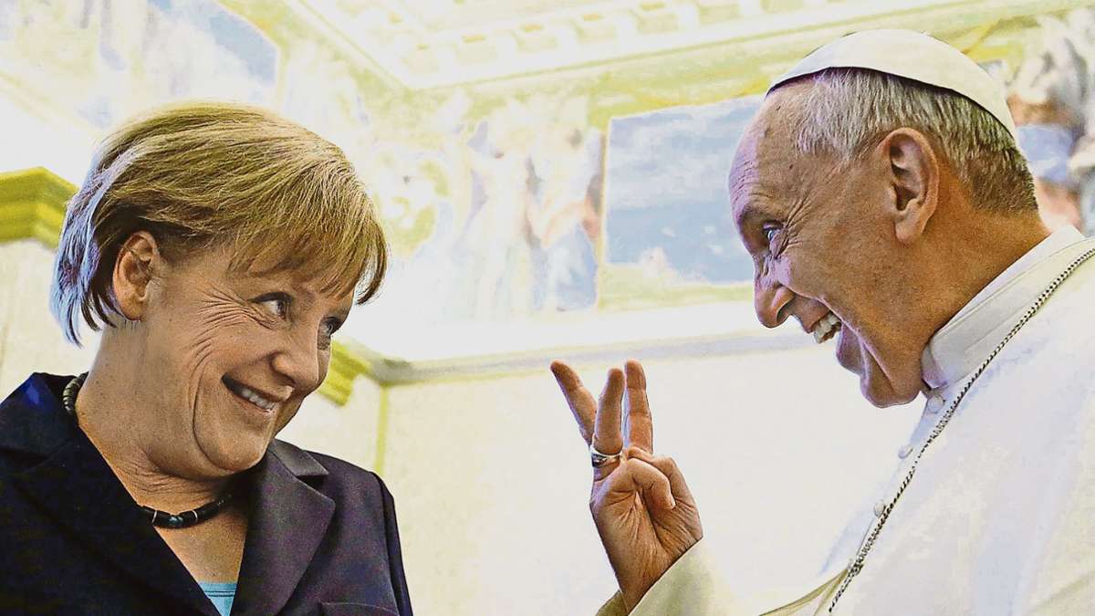 Merkel erzählt von inspirierenden Worten des verstorbenen Papstes Franziskus