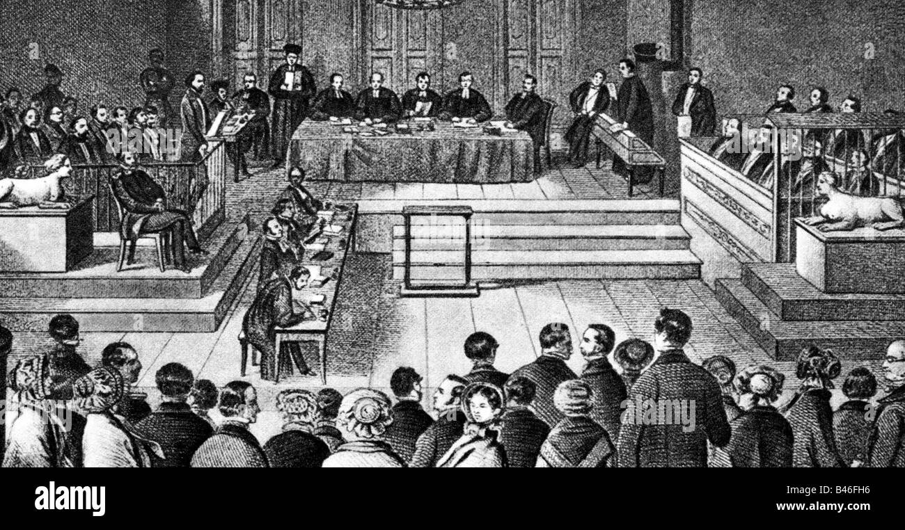 Gerichtssaal als Demonstrationsschrein